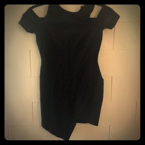 Black mini dress